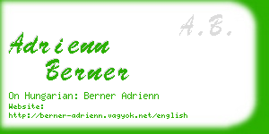 adrienn berner business card